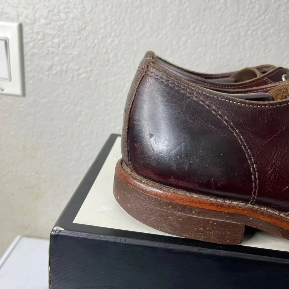 Chippewa Original Brown Leather Oxford Dress Shoes Vibram Sole Men's Size 11 D‎